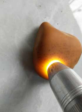 赣江金蜡信江籽料水冲黄蜡石细蜡碧玉磨砂胶蜡冻蜡金纹手把件摆件