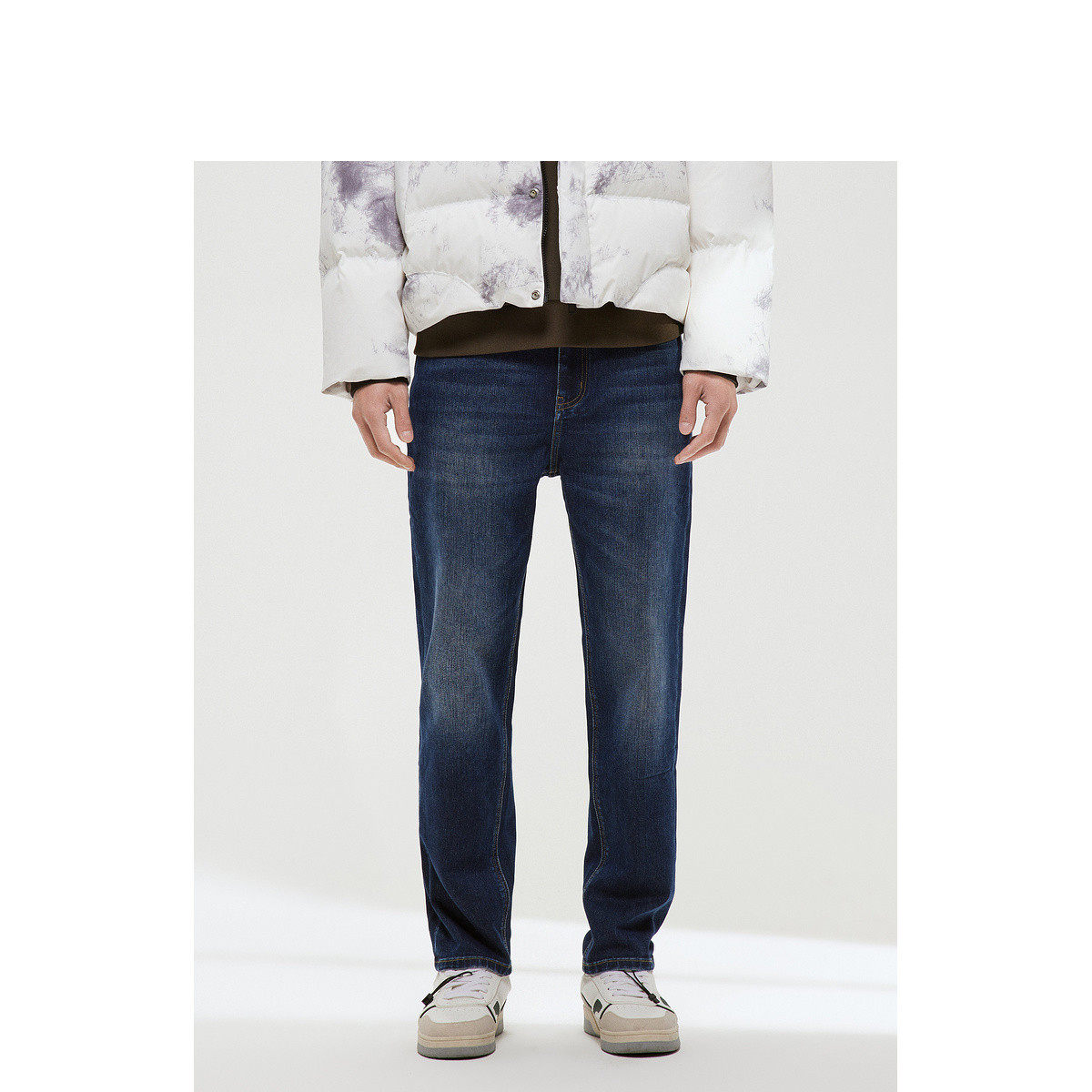 gxg 男装商场同款经典蓝色系列直筒型牛仔裤冬季新品gd1051444i