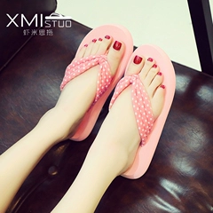 Flip-flops nữ thời trang mùa hè mới mặc bên ngoài không trượt dép phẳng nữ và dép dép đi biển chống trượt lật