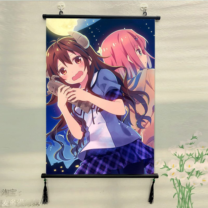 街角魔族 吉田优子 千代田桃 周边海报挂画宿舍寝室装饰画挂布