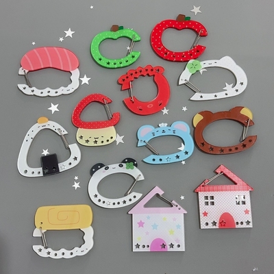 古早风亚克力登山扣包包装饰扣