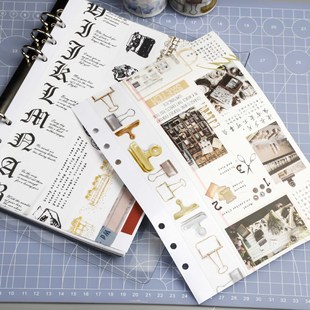 A6A5A4双面离型纸胶带粘贴分装离型纸本手账素材图鉴本diy手帐