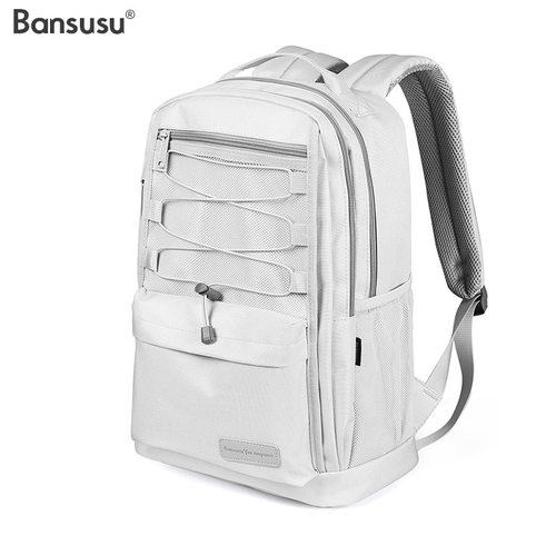 Bansusu情侣书包创意旅行包日系ins学生大容量双肩包简约电脑背包