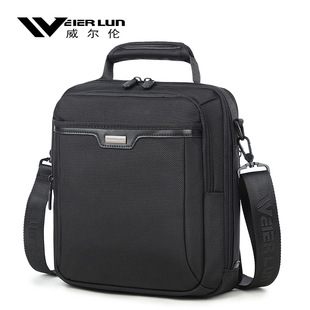 威尔伦斜挎包时尚男包单肩包男士包包商务休闲上班包多功能手提包
