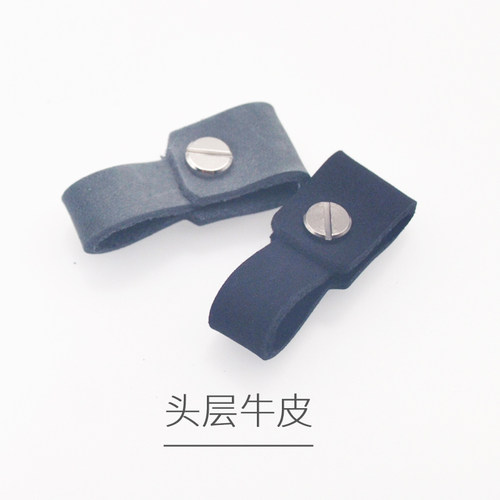 BHJIAH真皮钥匙扣牛皮刻字挂绳