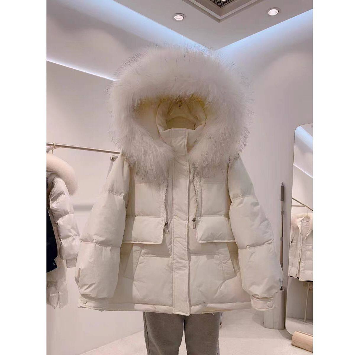 冬季羽绒棉服女2025新款超好看韩系宽松棉袄小个子短款棉衣外套厚