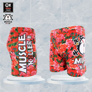 男防尴尬速干泡温泉裤 五分专业游泳裤 码 平角裤 男士 东北大花泳裤