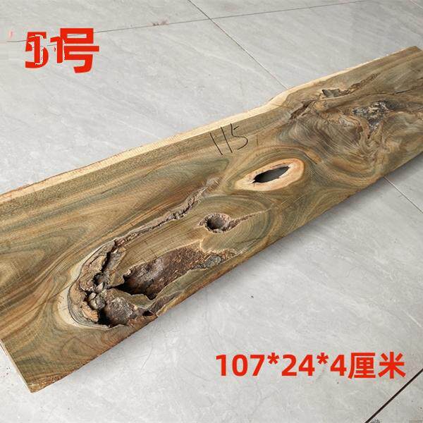 正宗绿檀木原木板材家具料雕刻摆件底座河流桌原料维蜡木随形练手