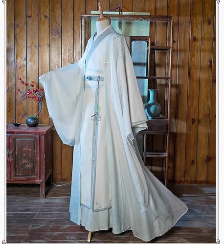 包邮古装魔道的祖师动画动漫衍生服饰蓝湛蓝忘机cos服成年版现货
