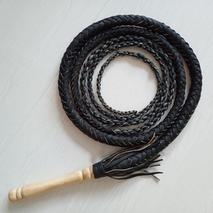 手工纯牛皮鞭子健身响鞭甩鞭长鞭武术防身鞭陀螺鞭牧羊鞭 非钢鞭
