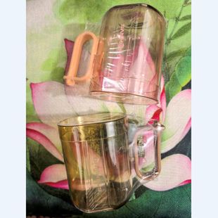 三美优家比心铂尊刷牙杯 2302 漱口杯塑料洗漱杯简约杯牙刷杯