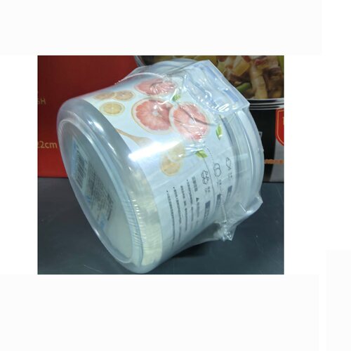 三美优家圆形300ml扣耳式密封保鲜盒3606