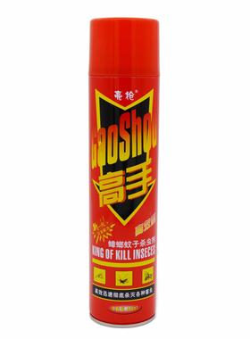 亮枪蟑螂蚊子杀虫气雾剂 600ML（红色瓶身）