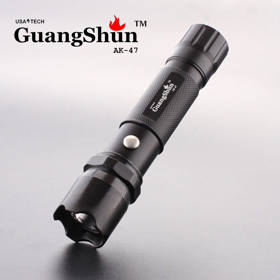 charge Strong light Small flashlight 3 outdoors Long shot lighting aluminium alloy Flashlight LC- AK-47in the Outdoor/Mountaineer/Camping/Travel Goods , Outdoor Lighting , Flashlight  category - from Buy2taobao.com to provide professional Taobao agent buy service