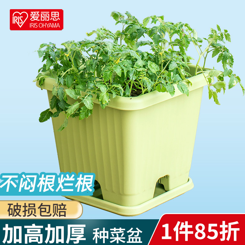 爱丽思阳台种菜神器透气花盆树脂西红柿黄瓜草莓葱蔬菜爬藤种植盆,鲜花速递/花卉仿真/绿植园艺,花盆,淘宝优惠券,粉丝福利购,淘宝优惠卷