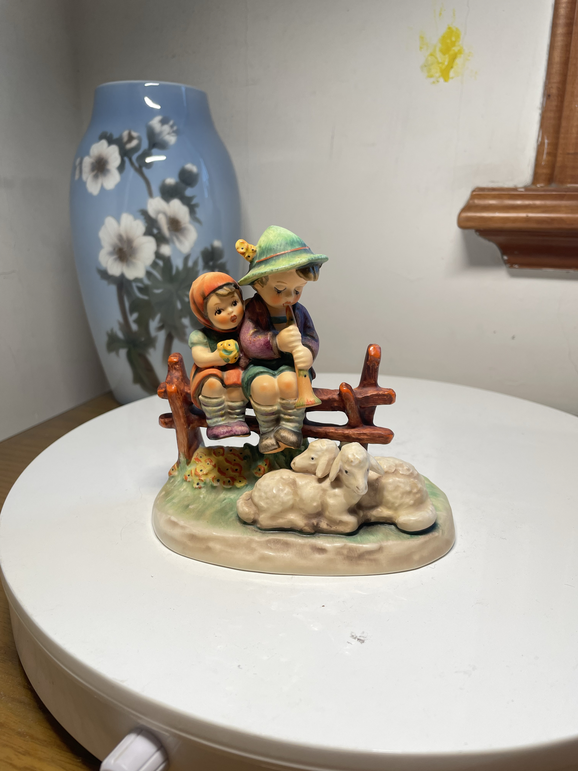 中古二手德国喜姆娃娃瓷偶hummel 开片