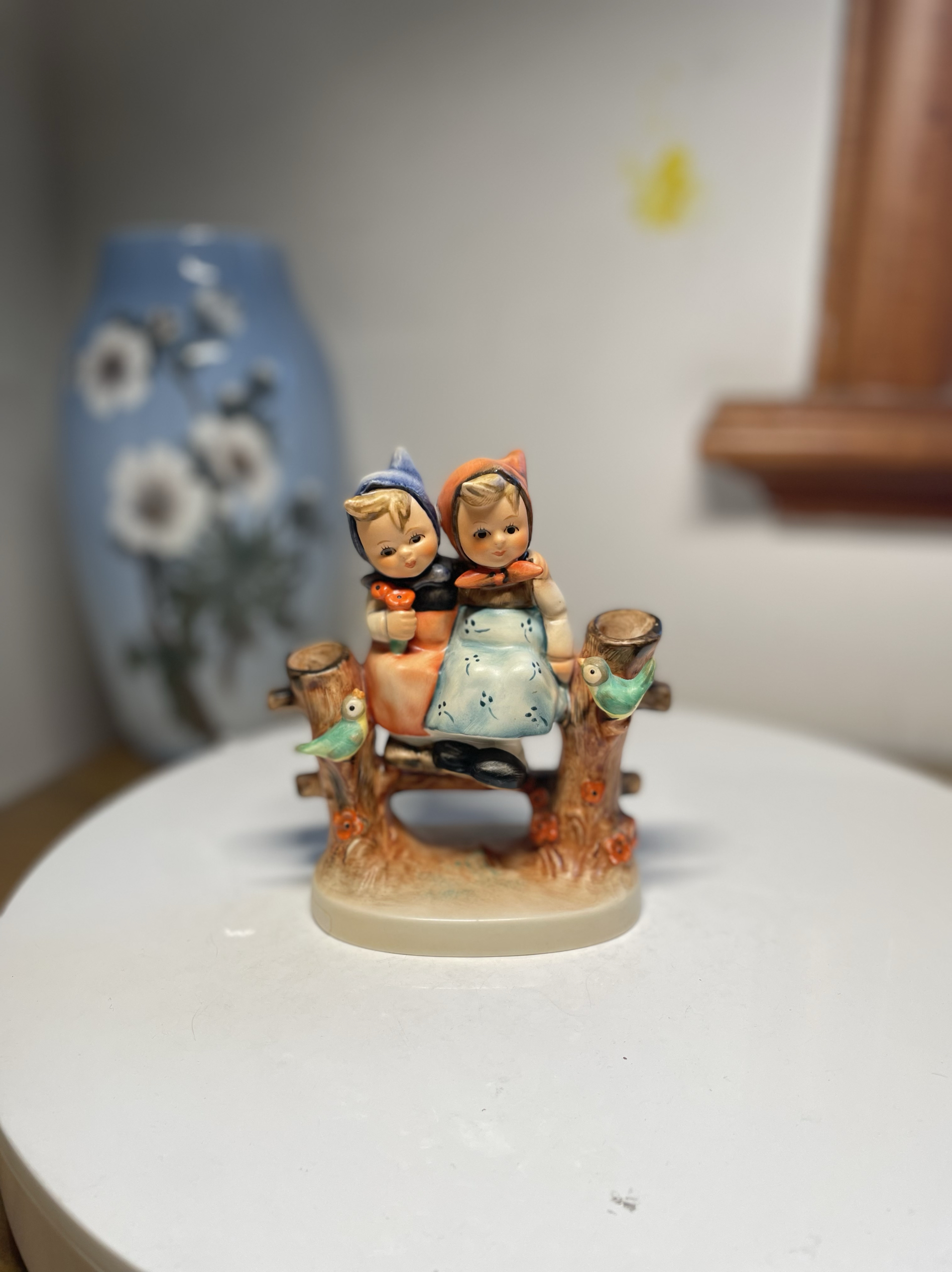 中古二手德国喜姆娃娃瓷偶hummel 开片有点小瑕疵