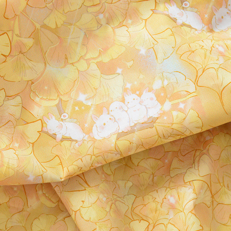 80支纯布料田园手工DIY夏季儿童服装棉布卡通花卉印染面料银杏叶,居家布艺,海绵垫/布料/面料/手工diy,淘宝优惠券,粉丝福利购,淘宝优惠卷