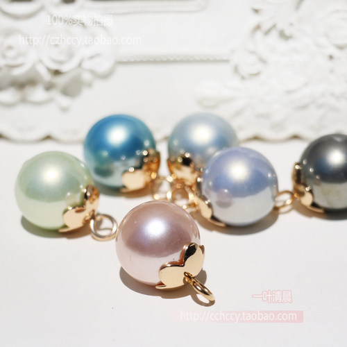 DIY高亮珠光2CM直径珠子 饰品配饰珠高品质吊饰 配件 挂件配饰