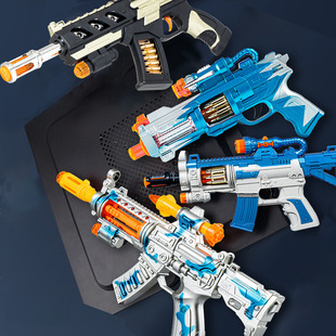 公园摆摊夜市声光电动玩具枪儿童狙击冲锋枪突击步枪男孩玩具爆款