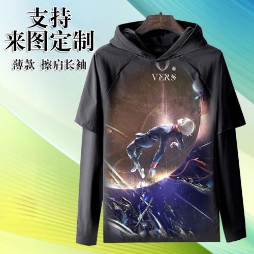 Aldnoah Zero 斯雷因  周边长袖衣服装春秋连帽款 来图定制