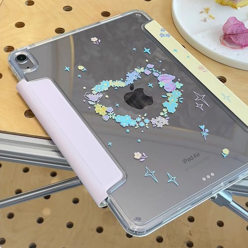 奶紫色的花花恋人加厚亚克力