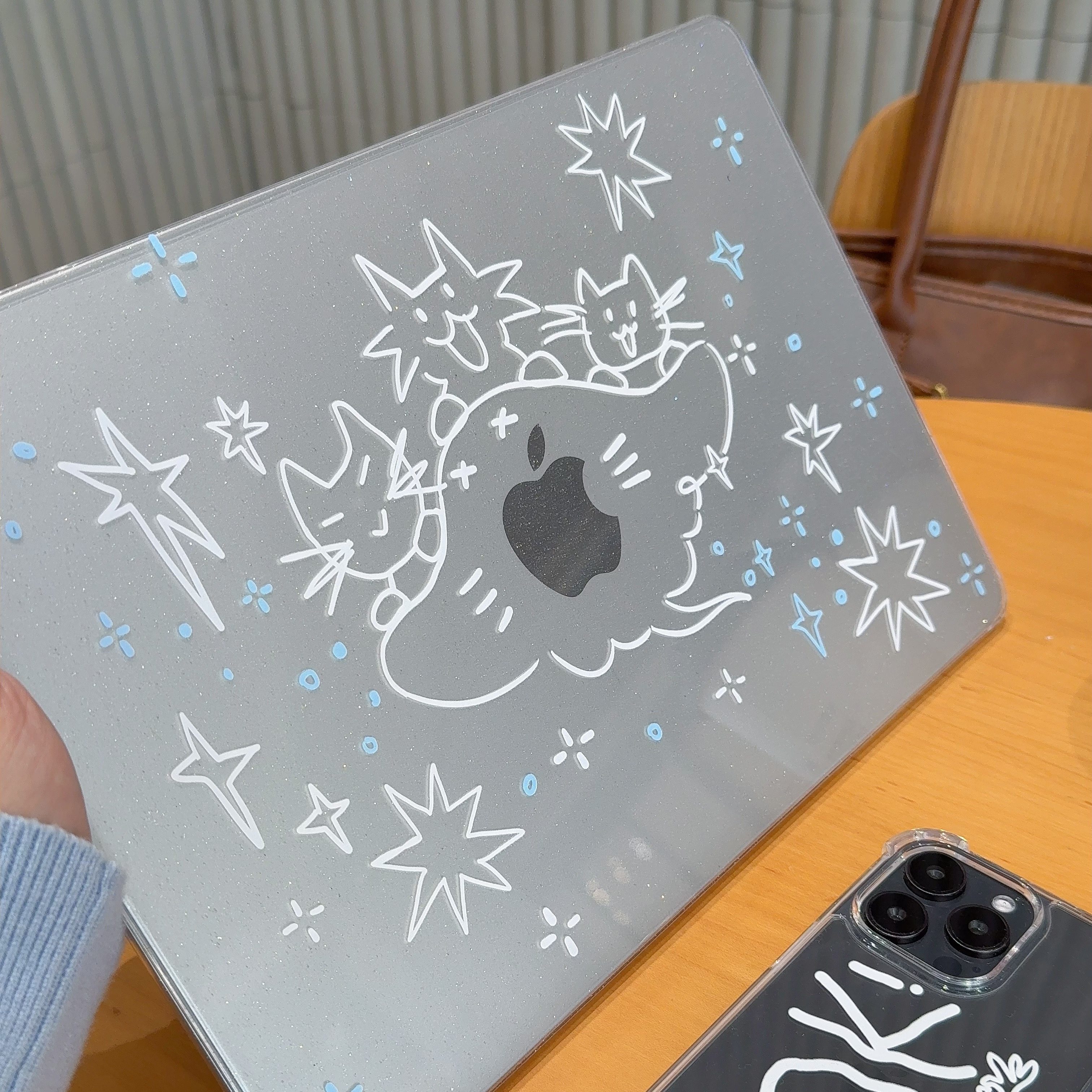 汪三岁摸鱼MacBook可爱保护壳