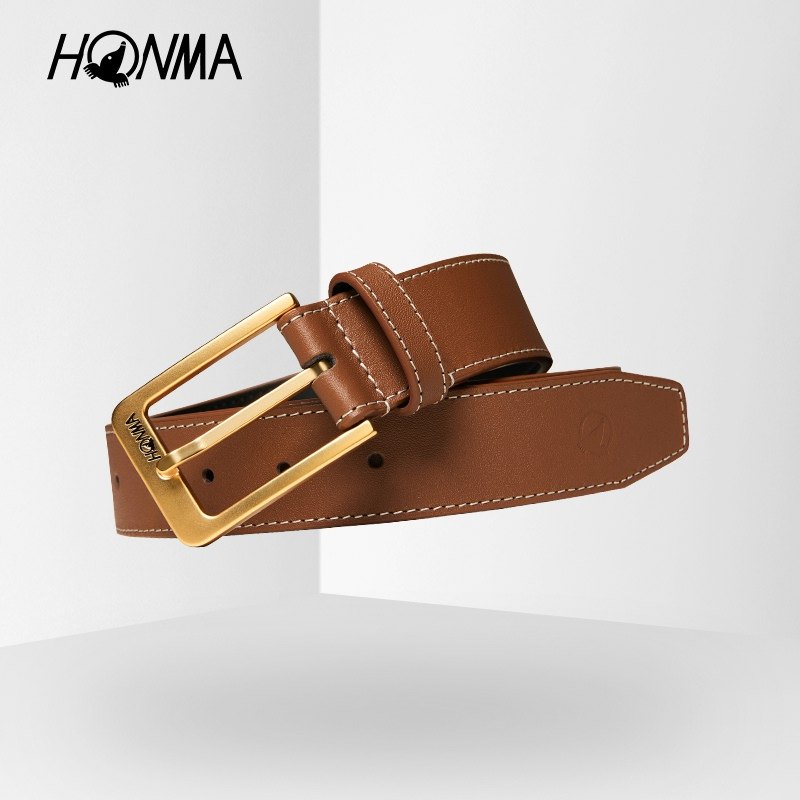 新款正品HONMA高尔夫皮带 男子经典皮带简约腰带礼盒时尚商务