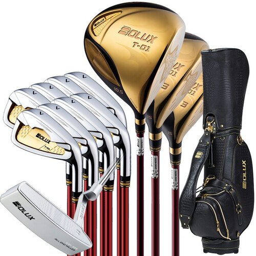 BOLUX博勒克斯高尔夫套杆T-01男士球杆钛合金尊耀三星golf全套杆