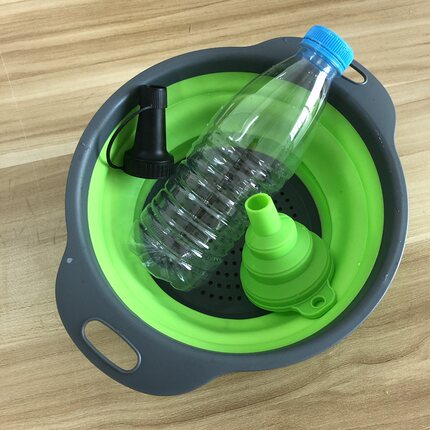水弹滤水器可伸缩折叠沥水篮加弹嘴漏斗适用7-8mm 9-11mm水蛋配件
