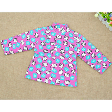 妈咪手工棉衣hellokitty婴幼儿宝宝儿童秋冬全棉天然棉花内胆填充