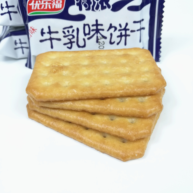 优乐福特浓牛乳味饼干发酵型网红办公室早下午茶代餐小包零食散装