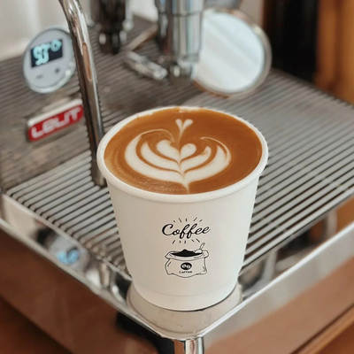 打包杯一次性咖啡杯子高档精致