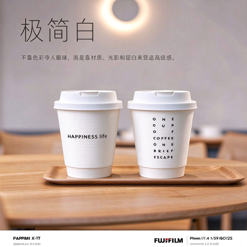 创意压纹凸出一次性咖啡杯奶茶热饮杯纸杯子带盖外带商用批发定制