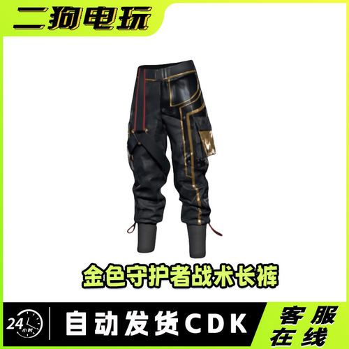 PUBG绝地求生皮肤CDK金色守护者战斗长裤首尔裤CDK兑换码