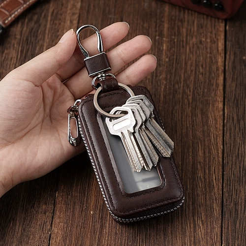 Ключница, вместительные и большые ключи от машины, универсальная сумка-органайзер, защитный чехол, 2025 года, новая коллекция, из натуральной кожи