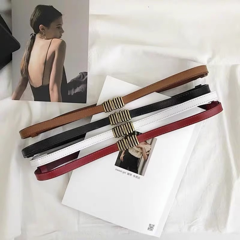 女高级感复古收腰女细腰带