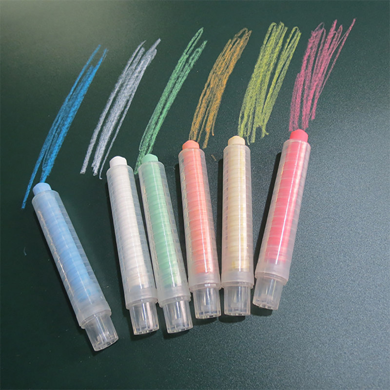 六支装水洗绘画水溶性无尘彩色旋转粉笔适合儿童涂鸦家用绿板墙贴,文具电教/文化用品/商务用品,其它功能笔,淘宝优惠券,粉丝福利购,淘宝优惠卷