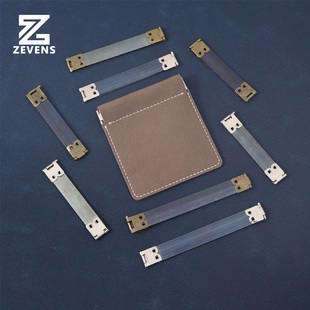 弹片口金 金属弹片口金包 DIY皮革五金 拼布缝皮弹片 束口包口金