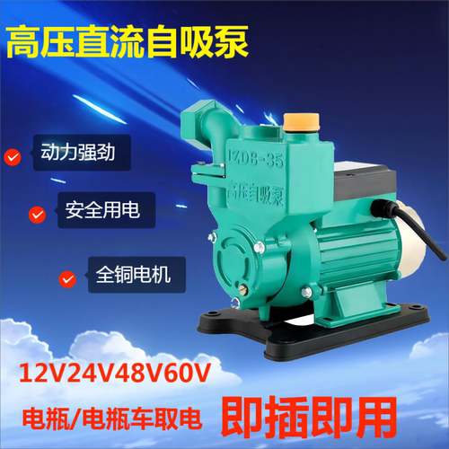 直流自吸泵12V24V48V60V家农双用
