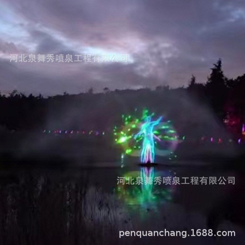 河道音乐喷泉灯光控制电影智能