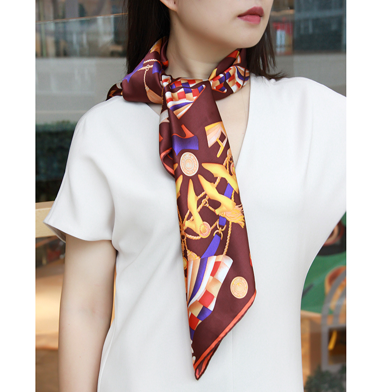 女士百搭丝巾桑蚕丝围巾