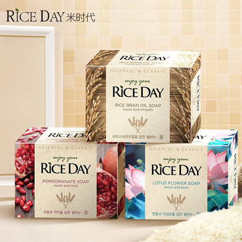 米时代韩国去角质洗澡大米皂