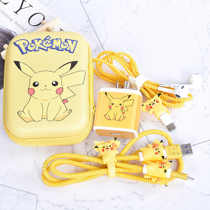 适用OPPO Reno 7 6 5 4  Ace2充电器数据线保护套K9缠绕绳卡通pro