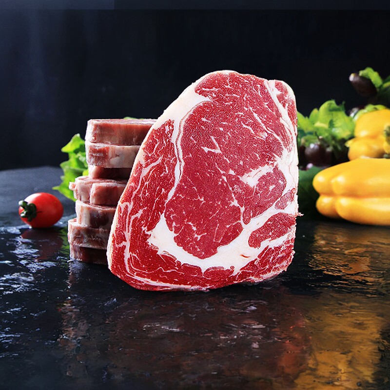 阿根廷进口谷饲眼肉原切牛排安格斯牛肉官方旗舰店街头商用2500G