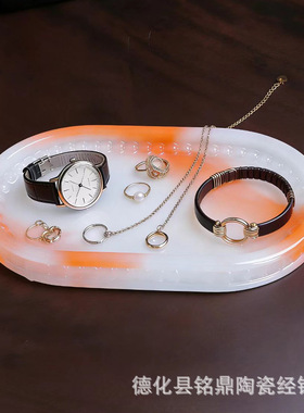 硅胶磁性手环 不锈钢磁扣红色本命年磁石手环去静电手环简约磁吸