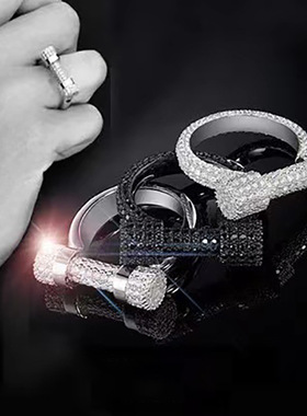 新品欧美经典ins戒指女马蹄系列指环 微镶时尚食指戒指环百搭气质