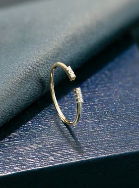 韩系开口戒指ins冷淡风