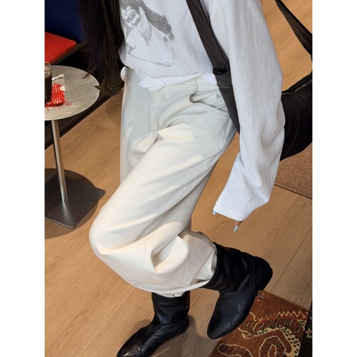 女秋季高腰宽松休闲阔腿长裤