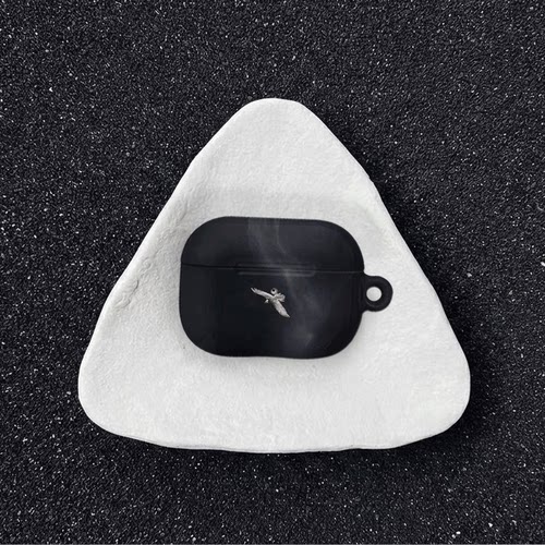 原创雾谷飞鹰适用于airpods4代苹果耳机保护套airpodspro3/airpods3/2耳机保护壳亮面